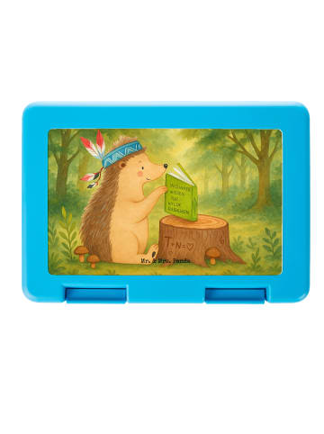 Mr. & Mrs. Panda Bento Box Igel Federschmuck Design ohne Spruch in Weiß