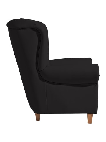 others HOCHLEHNSESSEL Katrin Bezug Kunstleder Buche natur / schwarz