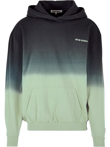 9N1M SENSE Kapuzenpullover in black/vintagegreen