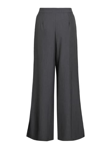 Vila Wide Leg Hose in Medium Grey Melange