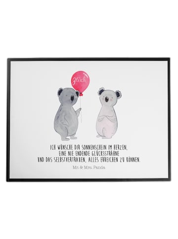 Mr. & Mrs. Panda Malunterlage Koala Luftballon mit Spruch in Weiß