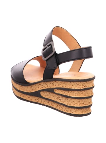 Gabor Keilsandaletten in Schwarz