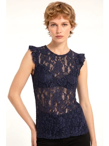 Alexa Dash Blouse in Dunkelblau