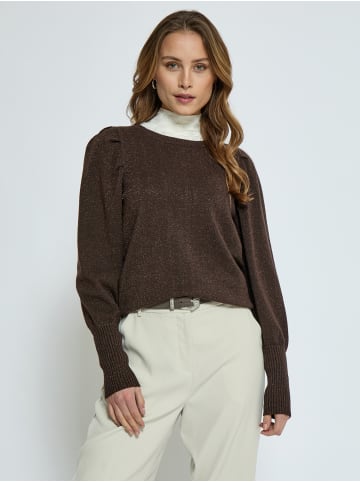 Peppercorn Pullover in Coffee Bean Brown Metallic