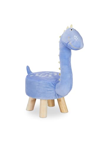 relaxdays Tierhocker Dino in Blau