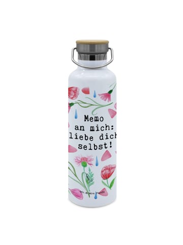 Mr. & Mrs. Panda Trinkflasche Memo an Mich Liebe dich selbst  mi... in Weiß