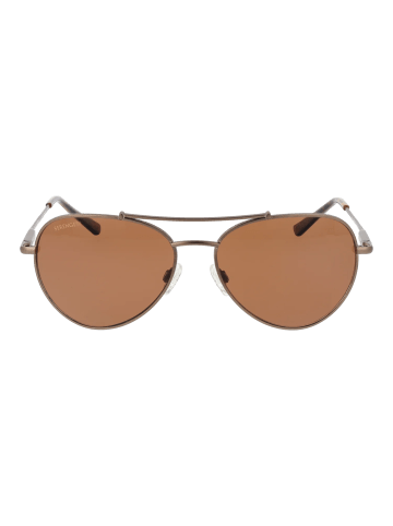 Serengeti Unisex Sonnenbrillen Flieger Braun