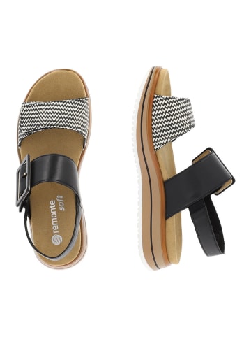 remonte Sandalen Basic in Schwarz