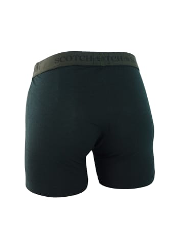 Scotch & Soda Boxershorts 'Base Herringbone' in grün