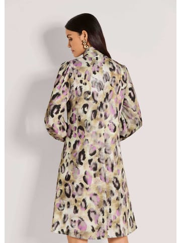 MADELEINE Fließendes Design mit Animal-Print in schwarz / malve / multicolor