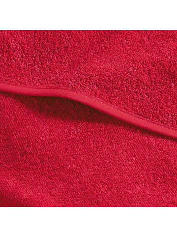 Erwin Müller Frottier Kapuzenbadetuch in rot