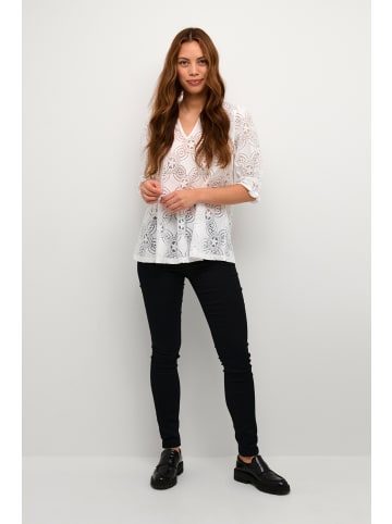 CULTURE Langarm-Bluse CUolu Relaxed fit in Spring Gardenia