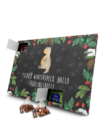 Mr. & Mrs. Panda Adventskalender Otter Bauch mit Spruch in Kreidetafel