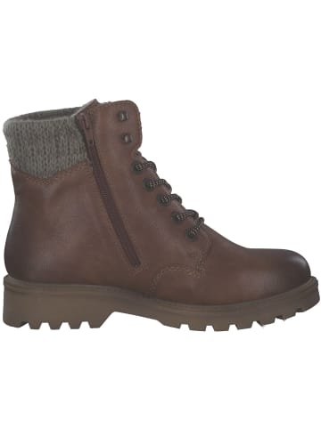 rieker Schnürstiefel in zimt/havanna/stein