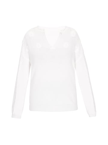 usha FESTIVAL Women Sweater in white