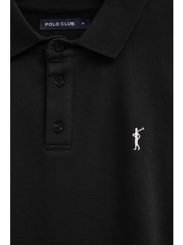 Polo Club Poloshirt RIGBY GO POLO SLIM VO in Schwarz