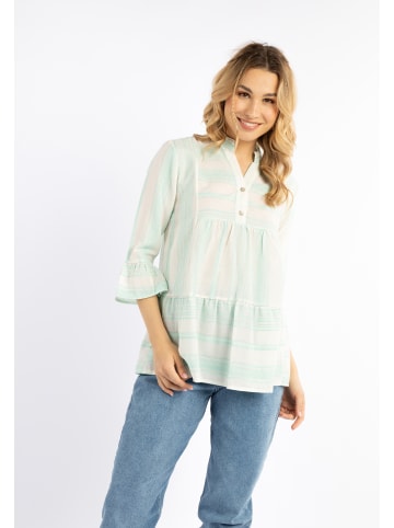 IZIA Damen Shirt in Wasser Wollweiss