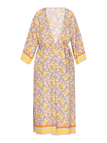 usha FESTIVAL Women Kimono in yellow multicolor
