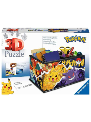 Ravensburger Konstruktionsspiel Puzzle 216 Teile Aufbewahrungsbox - Pokémon 8-99 Jahre in bunt