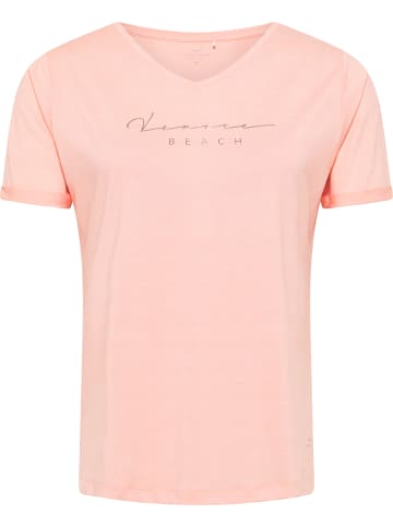 Venice Beach T-Shirt CL HARTFORD , Große Größen in power peach