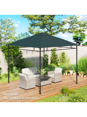 Outsunny Pavillondach L298 x B295 cm Dunkelgrau