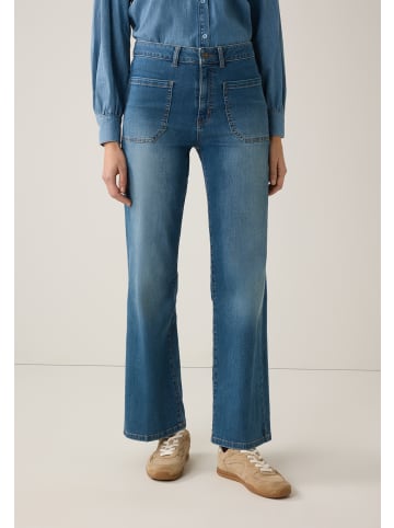 More & More leicht ausgewaschene Jeans in middle blue denim
