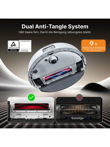 Roborock Saugroboter Q10PF+ in Weiß