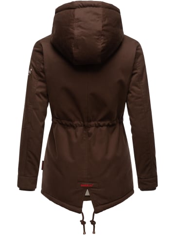 Marikoo Winterjacke Manolya in Dark Choco