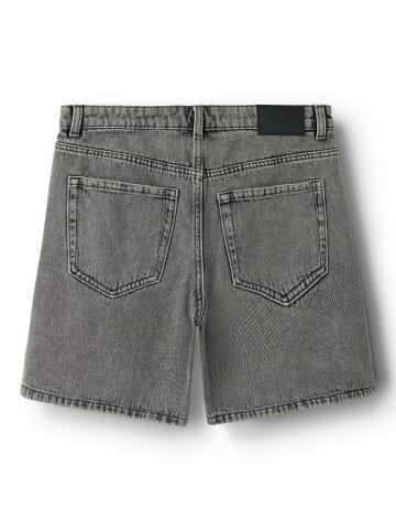 TWO SOON Jeansshorts in Light Grey Denim