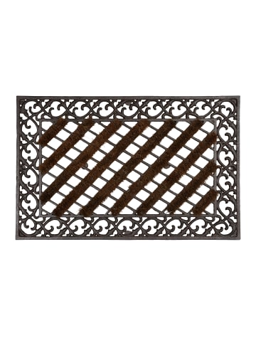 relaxdays 2 x Fußabtreter in Bronze - (B)72 x (T)46 cm