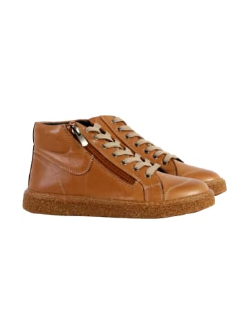 Divine Factory Alénoa High-Top-Sneaker aus Leder Braun