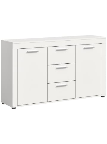 ebuy24 Sideboard Jam Weiß 125 x 35 cm