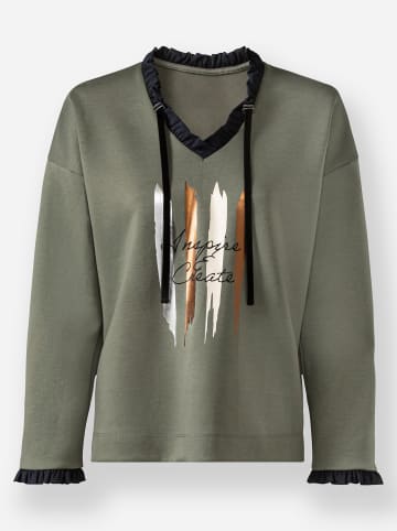 Heine Sweatshirt in khaki