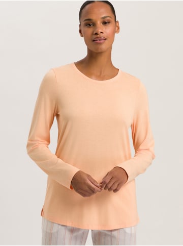 Hanro Longsleeve Sleep & Lounge in peach nougat