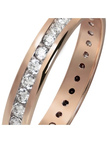 GoldDream Ring Gold 333 Rosegold - 8 Karat Zirkonia Größe 54 (17,2)