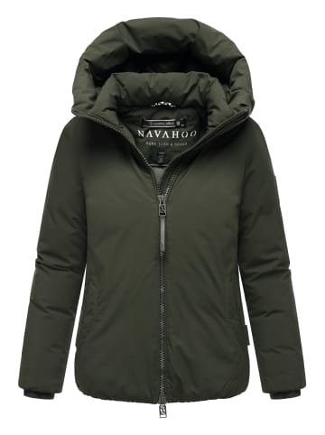 Navahoo Winterjacke Blütenlicht 14 in Dark Olive
