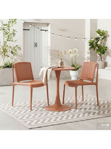home24 Gartentisch Vireo in Terracotta