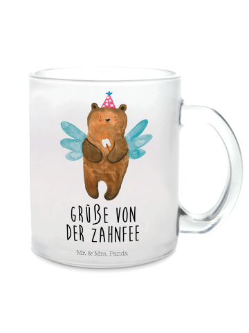 Mr. & Mrs. Panda Teetasse Bär Zahnfee mit Spruch in Transparent