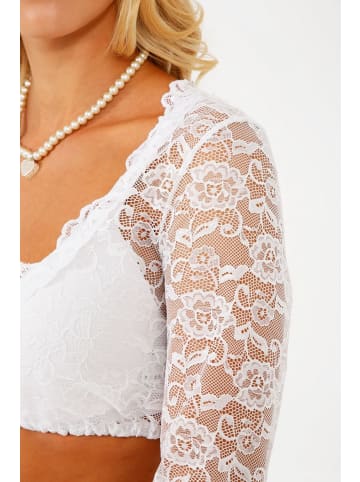 KRÜGER Dirndlbluse in Weiß