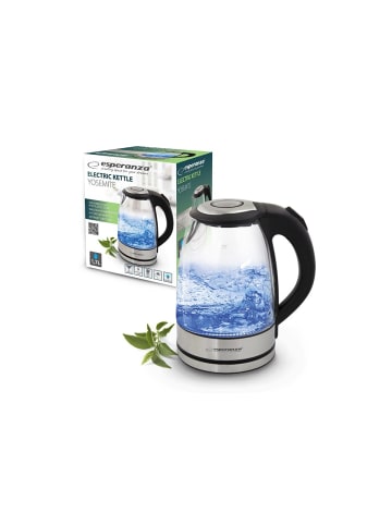 Esperanza Yosemite Glas Wasserkocher 1,7L
