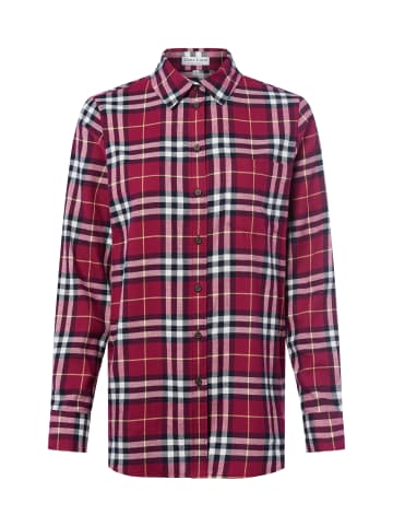 Marie Lund Bluse in bordeaux marine - 0079