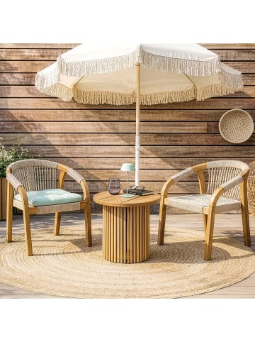 Butlers Gartenstuhl BAYONNE 2er-Set in Braun