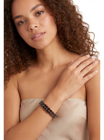 gaya Women Bracelet in Rose Gold Black