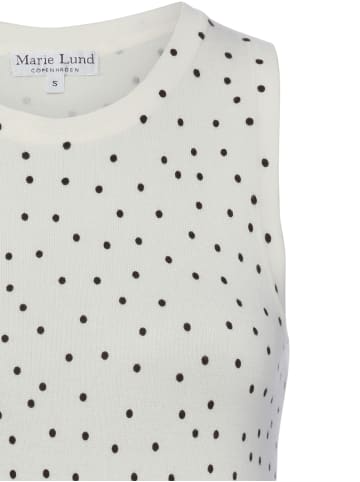 Marie Lund Top in weiß schwarz - 0001