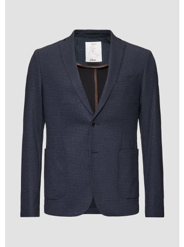 s.Oliver BLACK LABEL Indoor-Sakko langarm in Blau