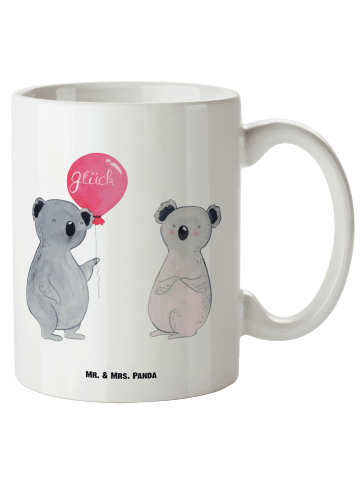 Mr. & Mrs. Panda Keramiktasse Koala Luftballon ohne Spruch in Weiß