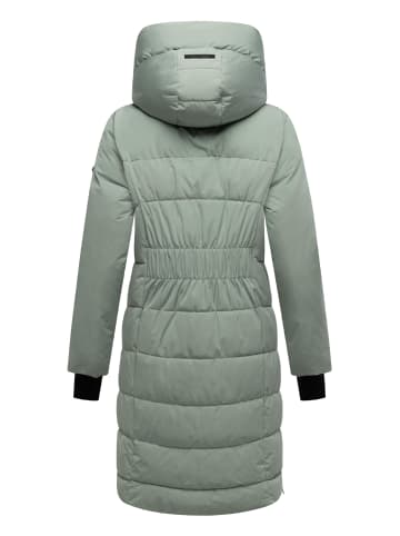 Navahoo Steppmantel Laubzauber 14 in Smokey Mint