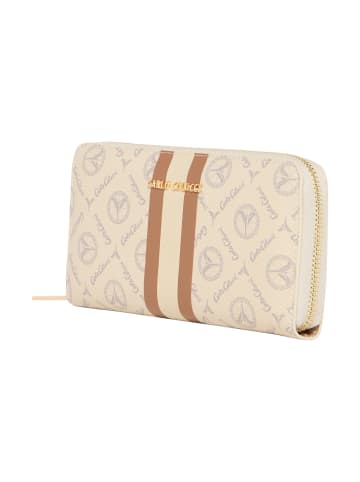 Carlo Colucci Geldbörse Elmazi in Creme / Braun
