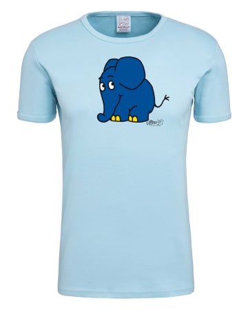 Logoshirt T-Shirt Sendung mit der Maus - Elefant in hellblau