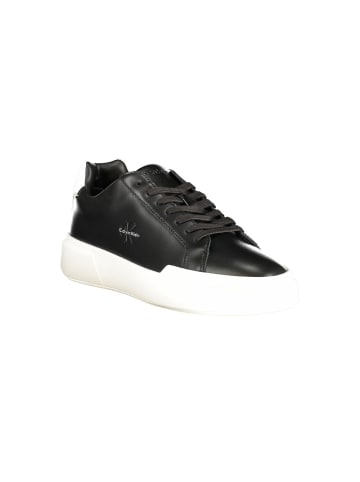 Calvin Klein Schwarze Leder-Sneaker